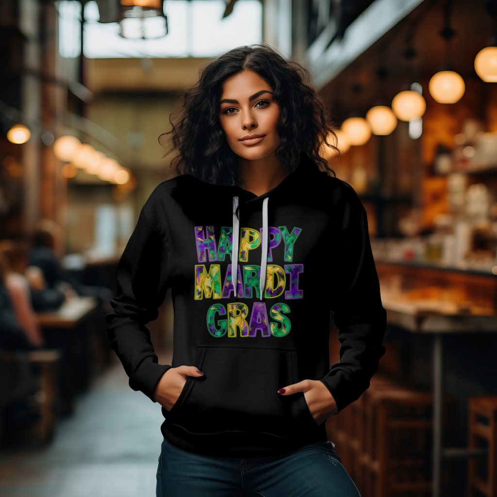 Mardi Gras Hoodie: Parade Day Unisex Sweatshirt