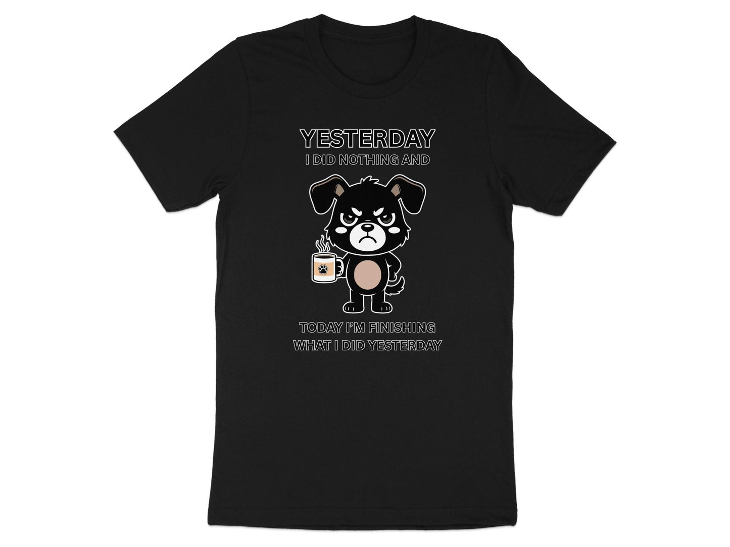 Funny Lazy Dog T-Shirt: Sarcastic Introvert Tee
