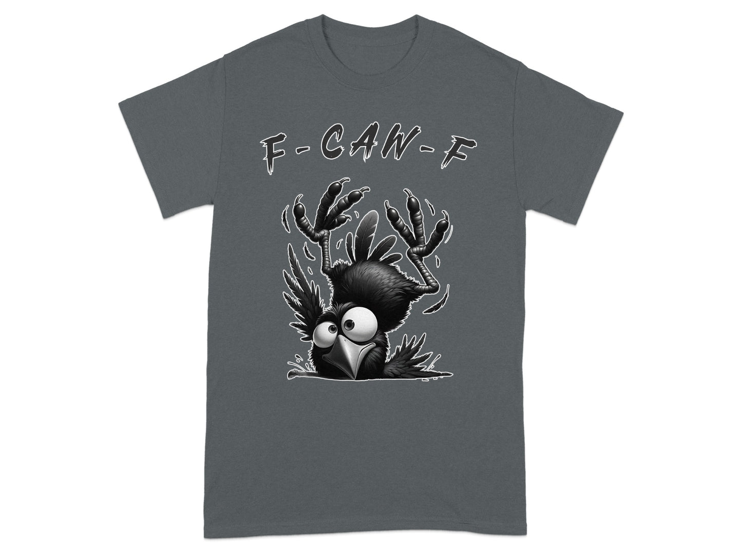 Funny Bird Shirt with F CAN F Print T-shirt product type