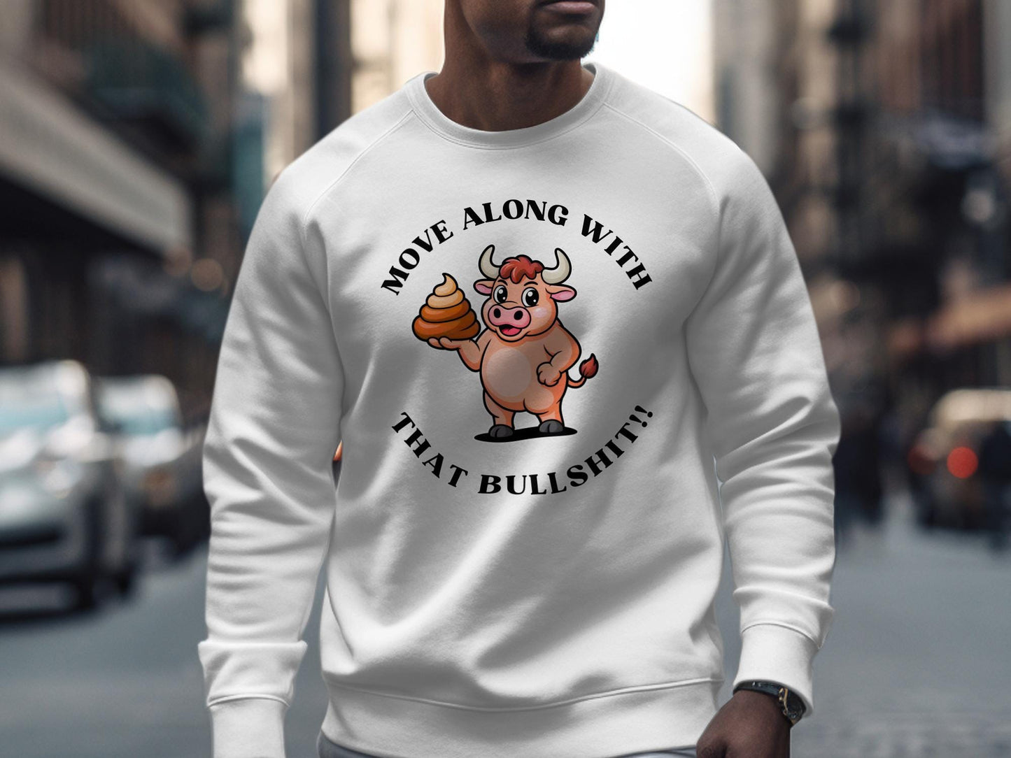 Funny Sarcastic Cow T-Shirt: Rude Humor Novelty Gift