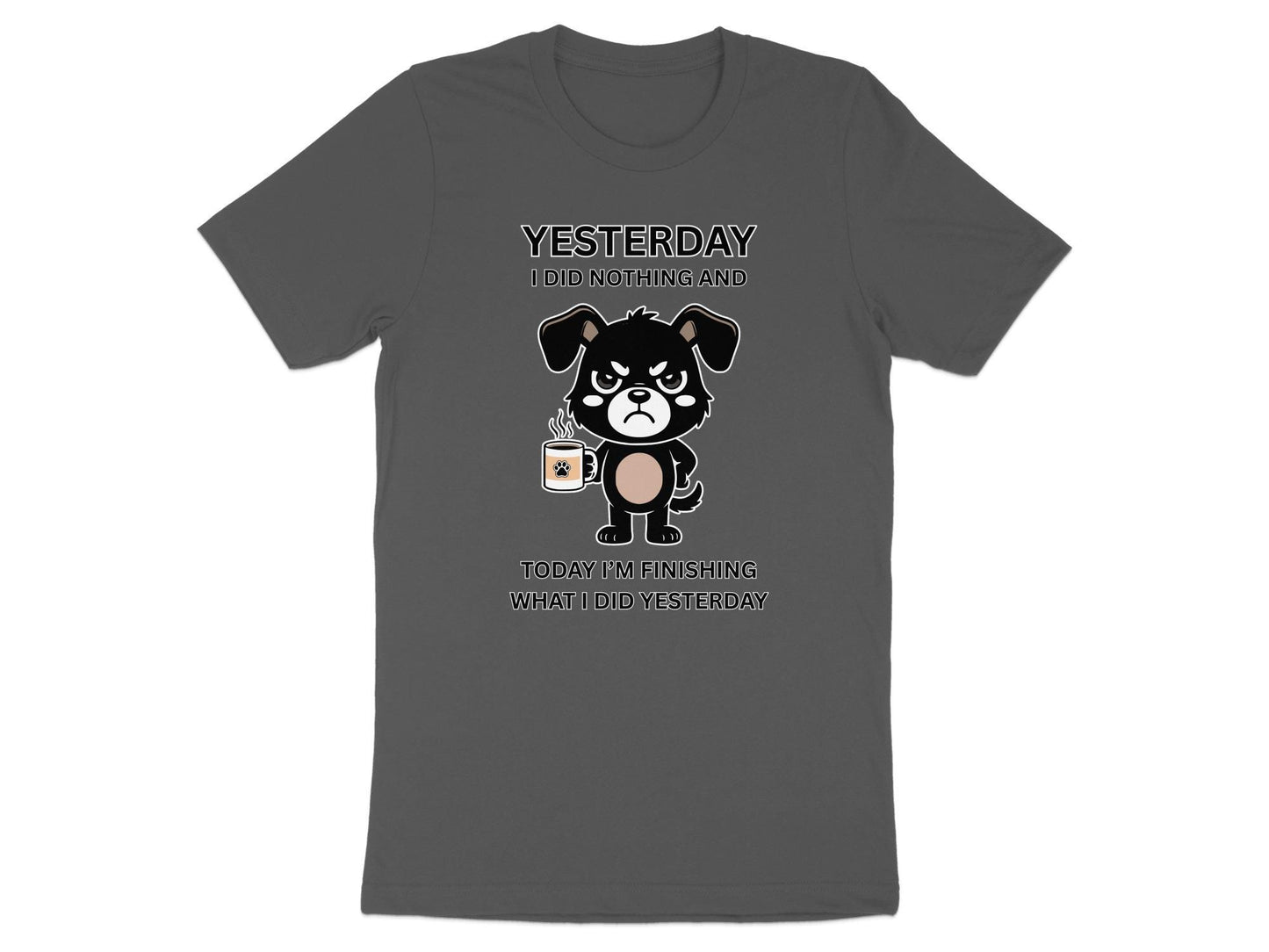 Funny Lazy Dog T-Shirt: Sarcastic Introvert Tee