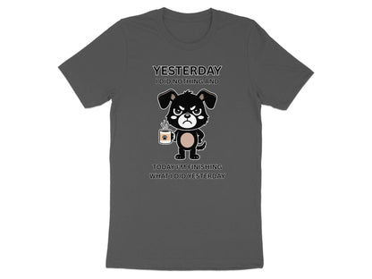 Funny Lazy Dog T-Shirt: Sarcastic Introvert Tee