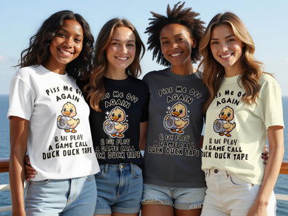 Funny Duck T-Shirt: Duck Tape Sarcastic Humor Tee