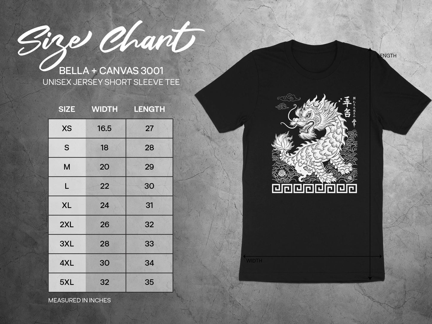 Chinese Dragon T-Shirt: Eastern Art, Mystical Creature Design