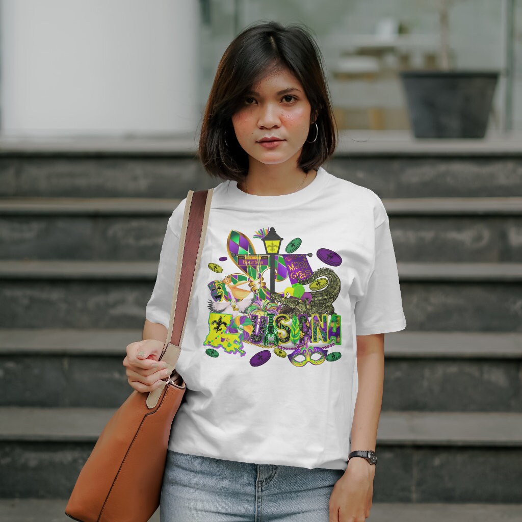 Mardi Gras Nola Louisiana Parade Tshirt