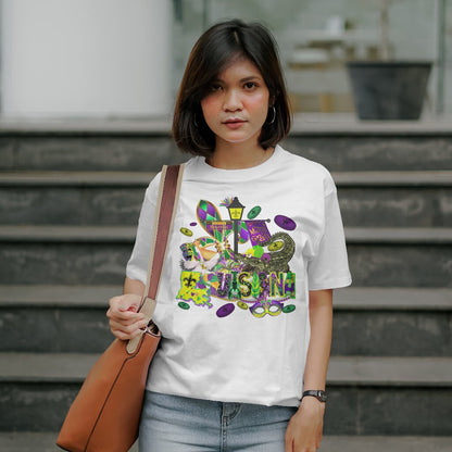 Mardi Gras Nola Louisiana Parade Tshirt