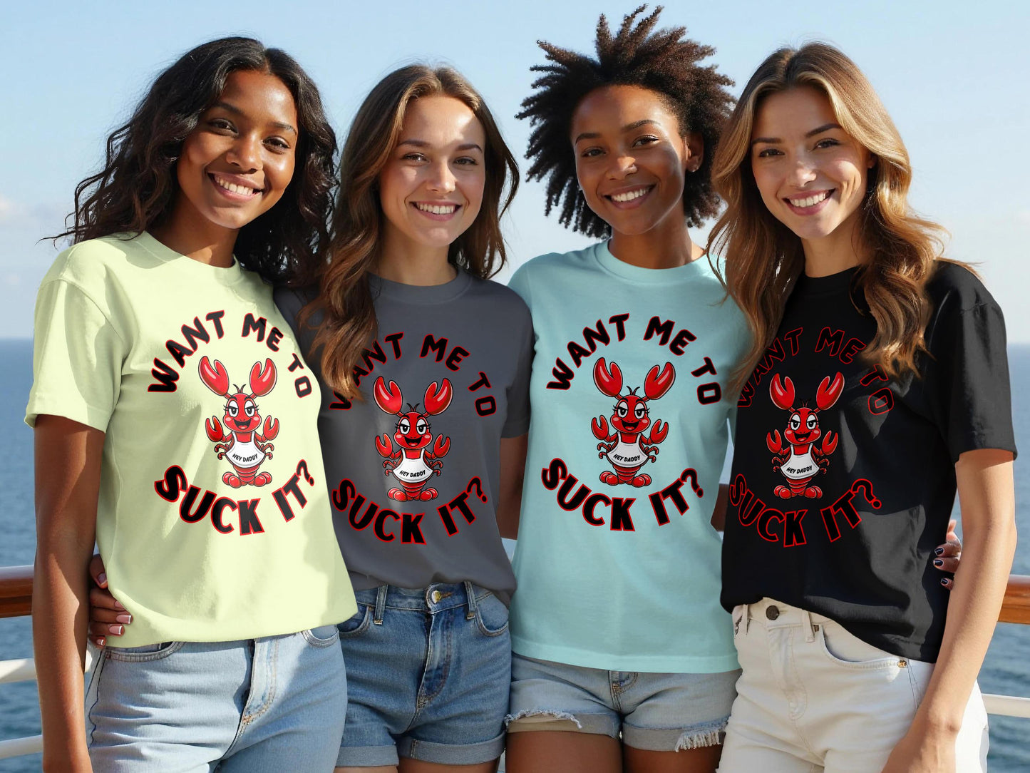 Funny Lobster T-Shirt: Sarcastic Adult Humor Graphic Tee