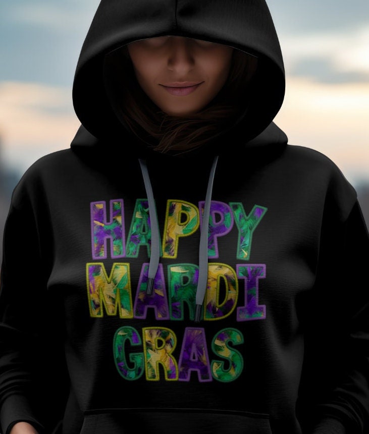 Mardi Gras Hoodie: Parade Day Unisex Sweatshirt