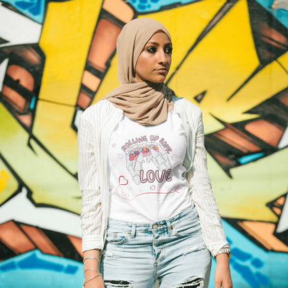 Rolling Up Love Valentimes Day Shirt