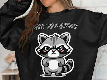 Grumpy Raccoon T-Shirt: Funny Sarcastic Animal Tee