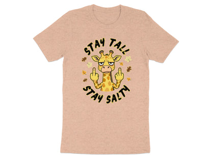 Giraffe graphic with phrases "Stay Tall" and "Stay Salty".