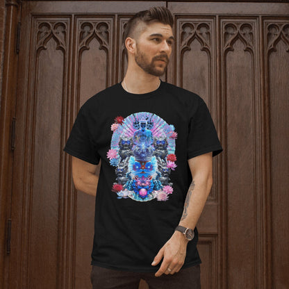 Lion Dance Asian\Chinese Theme Tshirt Manifest Love and Peace