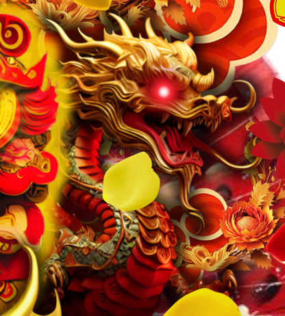 dragon tshirt chinese new year 2024