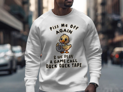 Funny Duck T-Shirt: Duck Tape Sarcastic Humor Tee