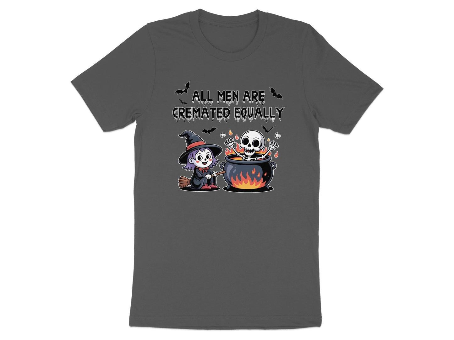 Funny Witch Cremation T-Shirt: Spooky Halloween Humor