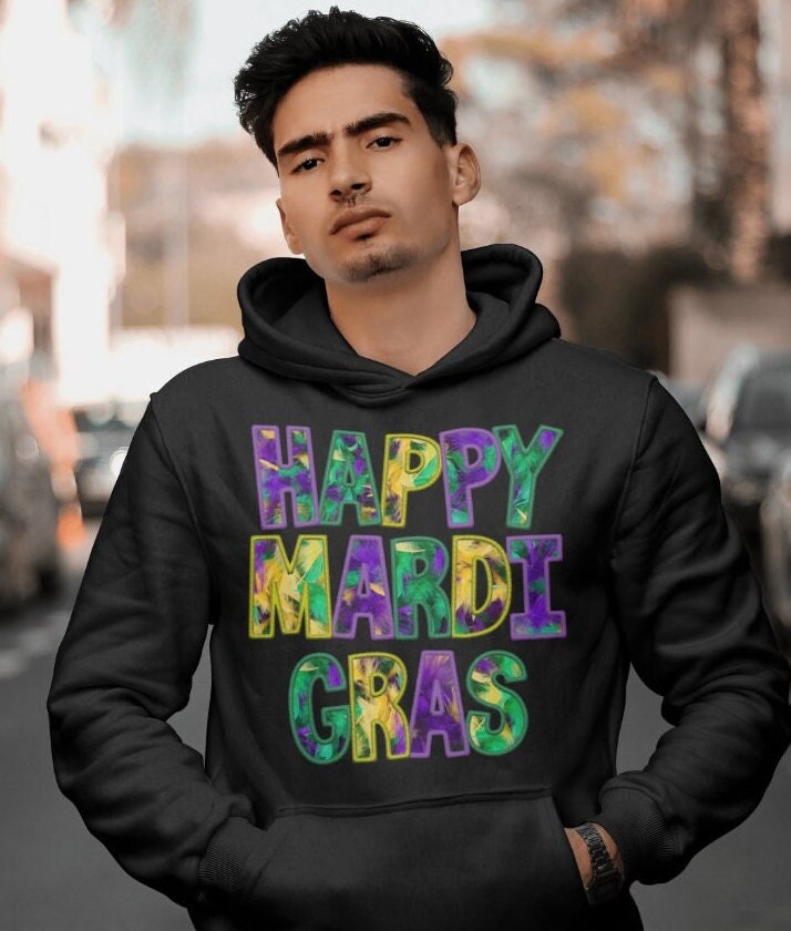 Mardi Gras Hoodie: Parade Day Unisex Sweatshirt