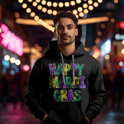 Mardi Gras Hoodie: Parade Day Unisex Sweatshirt