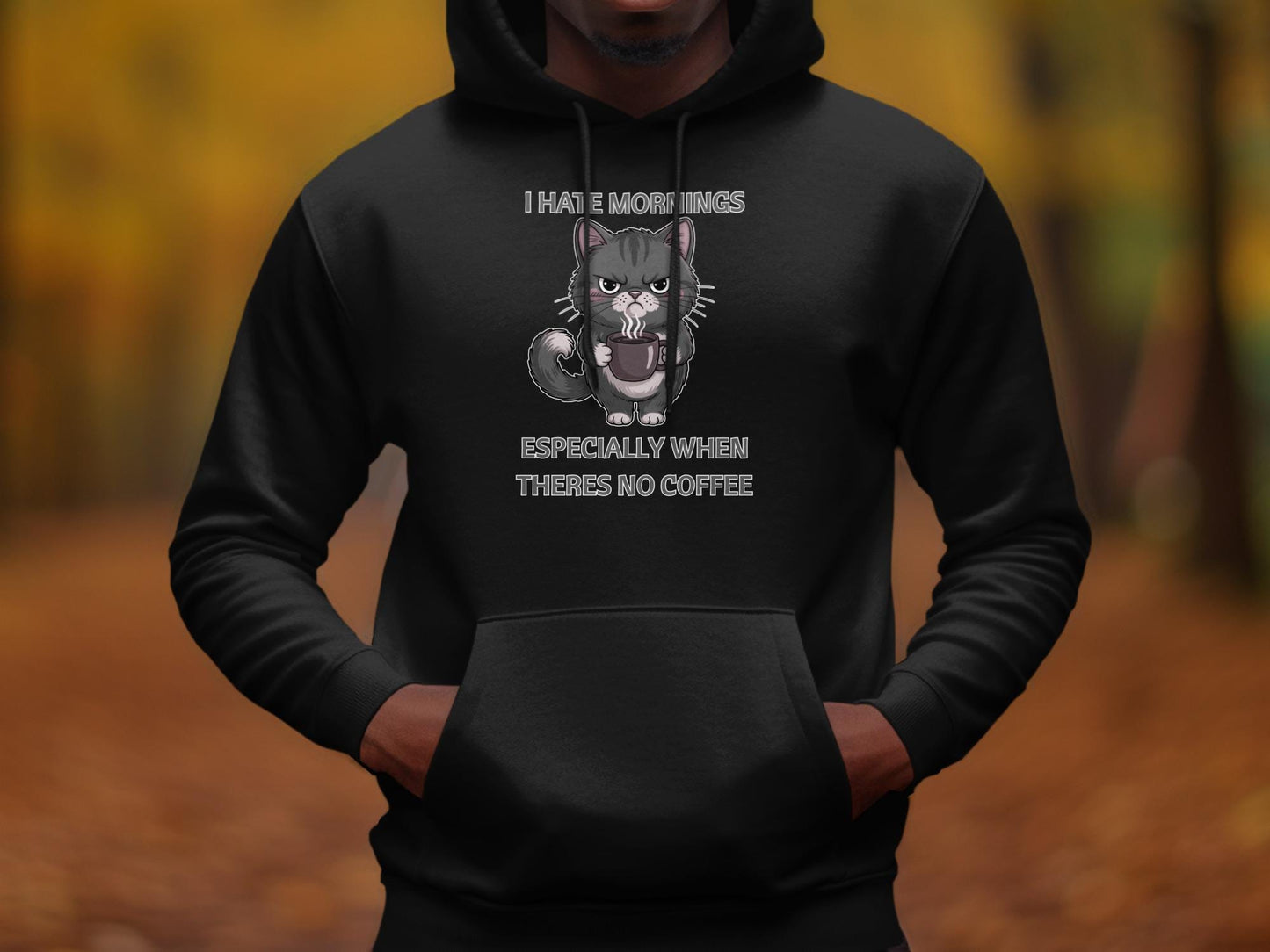Grumpy Cat Coffee T-Shirt: Funny Gift for Cat Lovers