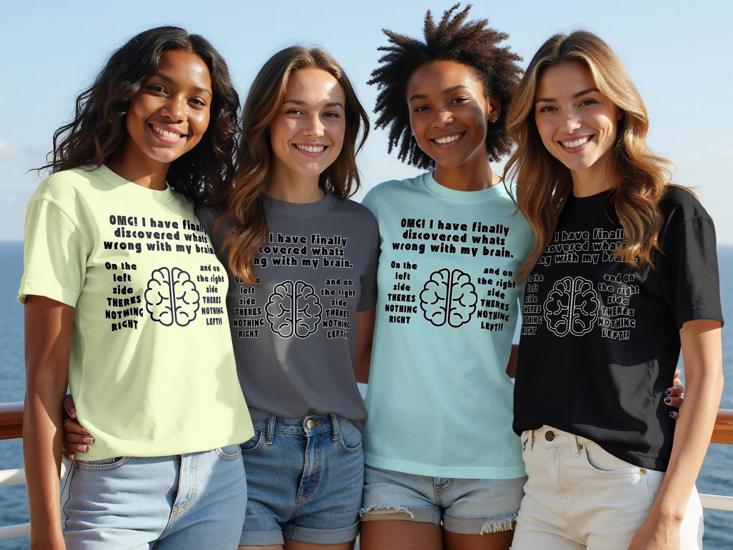 Funny Brain T-Shirt: Sarcastic Neurodivergent Humor Tee