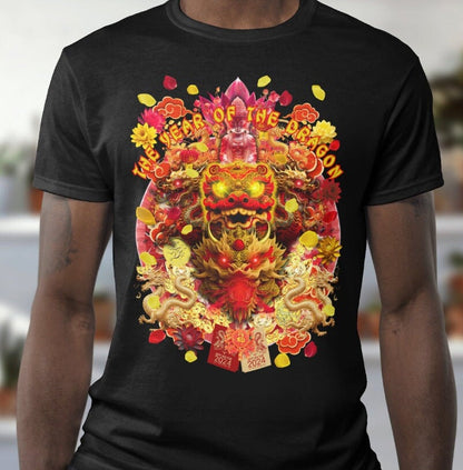 dragon tshirt chinese new year 2024
