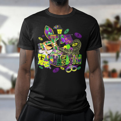 Mardi Gras Nola Louisiana Parade Tshirt