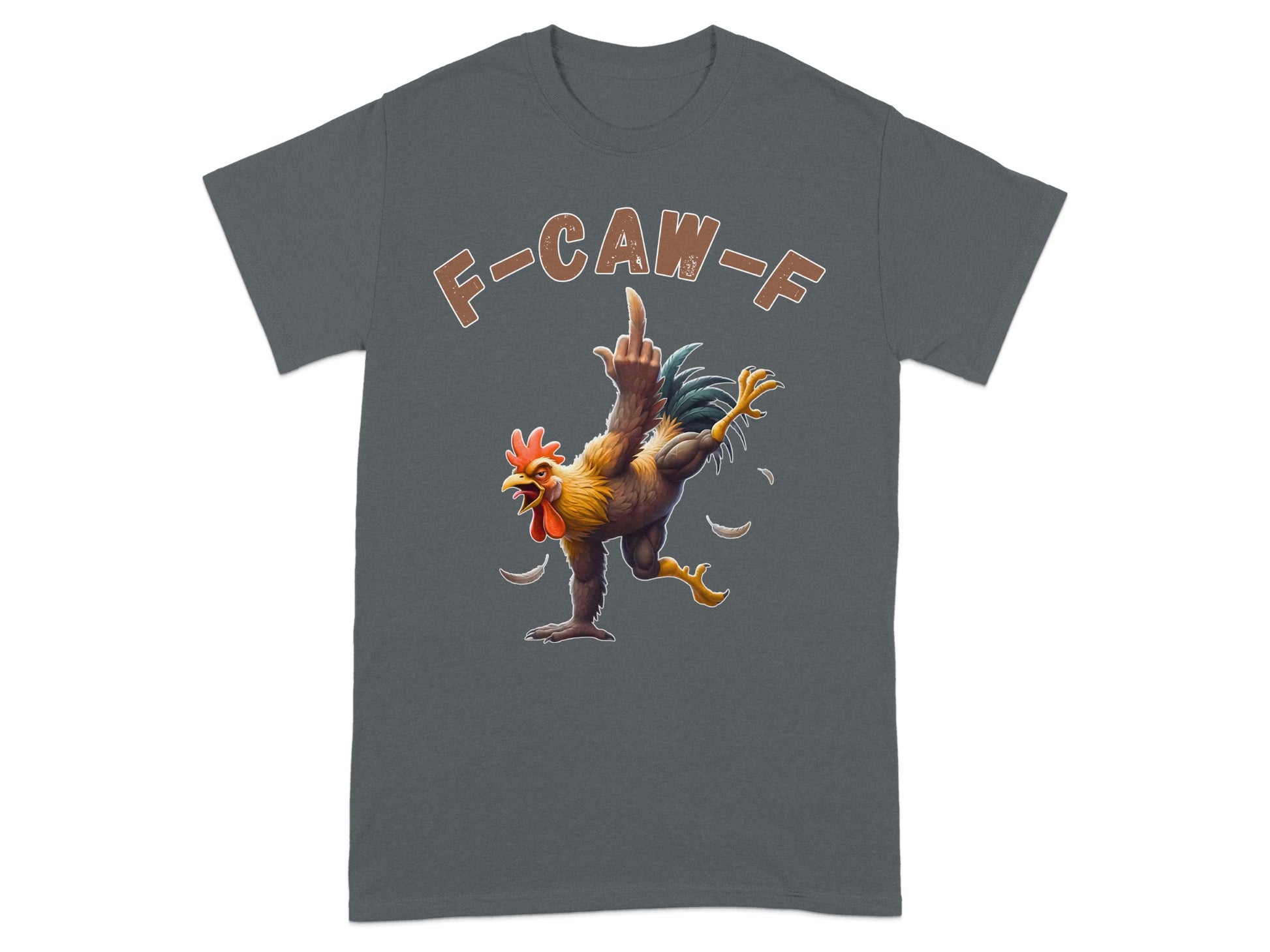 F-CAW-F Funny Rooster Graphic T-Shirt product