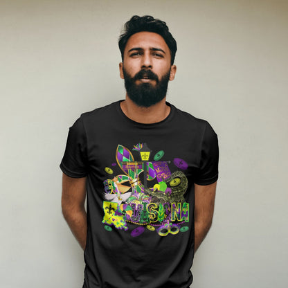 Mardi Gras Nola Louisiana Parade Tshirt