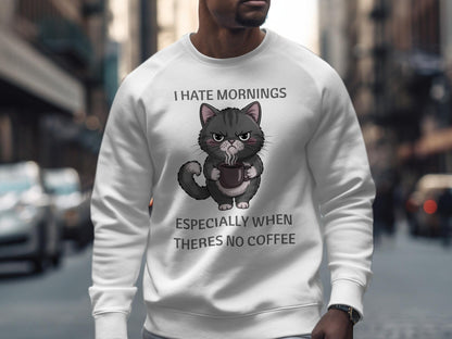Grumpy Cat Coffee T-Shirt: Funny Gift for Cat Lovers