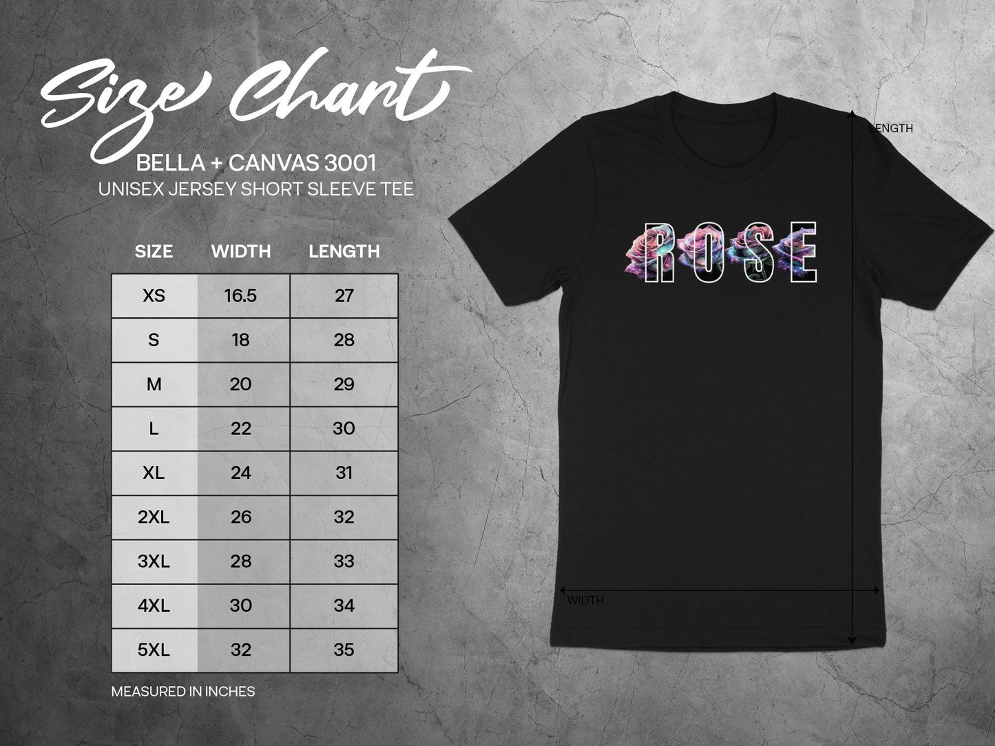Galaxy Rose Graphic Tee: Celestial Floral Design
