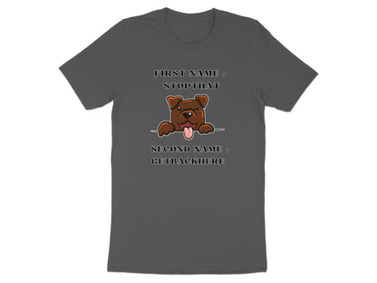 Funny Dog T-Shirt: Stopthat Getbackhere Cartoon Tee - Dog Lover Gift
