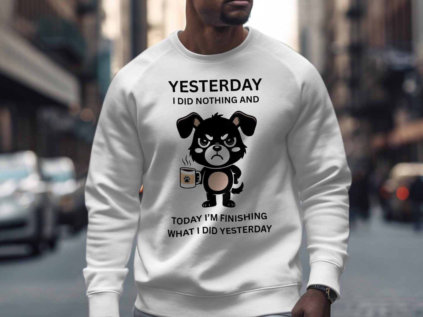 Funny Lazy Dog T-Shirt: Sarcastic Introvert Tee