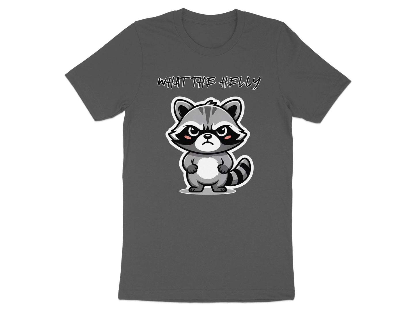 Grumpy Raccoon T-Shirt: Funny Sarcastic Animal Tee