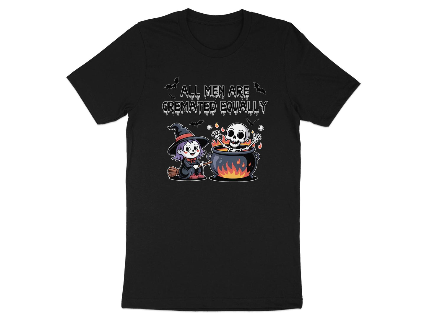 Funny Witch Cremation T-Shirt: Spooky Halloween Humor