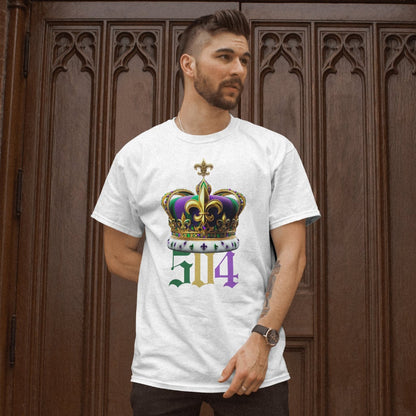 Mardi Gras Saints Parade Tshirt 504 Crown