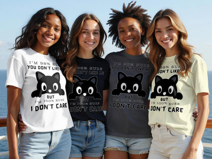 Sarcastic Cat T-Shirt: Introvert Humor, Unisex Fit
