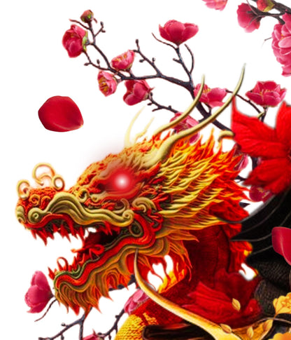 Chinese New Year Dragon Tshirt 2024