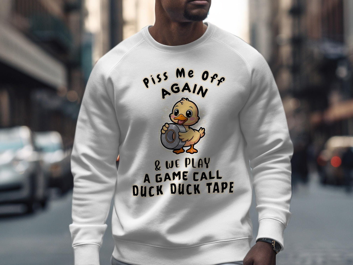 Funny Duck T-Shirt: Duck Tape Sarcastic Humor Tee