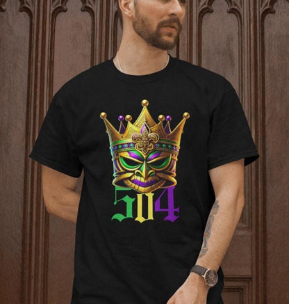 Mardi Gras Parade Krewe Tshirt Saints Crown