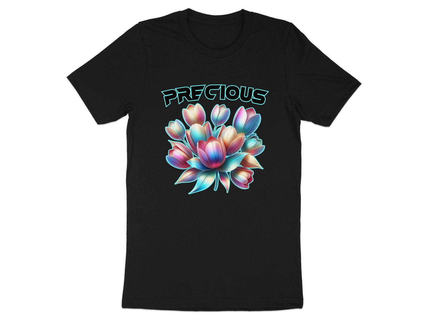 Precious Tulips T-Shirt, Floral Tee, Flower Graphic Shirt, Cute T Shirt, Trendy Shirt, Aesthetic T Shirt, Gifts for Her, Gift for Him