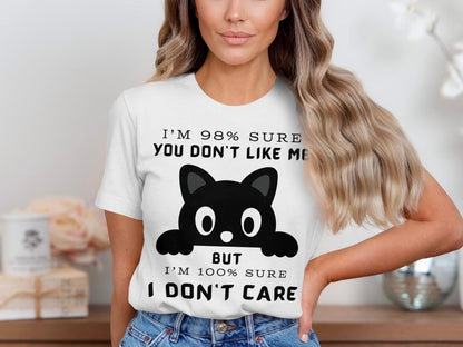 Sarcastic Cat T-Shirt: Introvert Humor, Unisex Fit