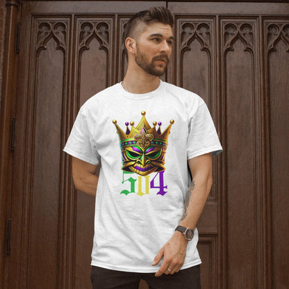 Mardi Gras Parade Krewe Tshirt Saints Crown