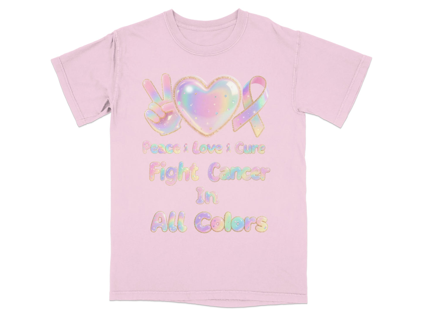 Peace Love Cure Fight Cancer in All Colors product