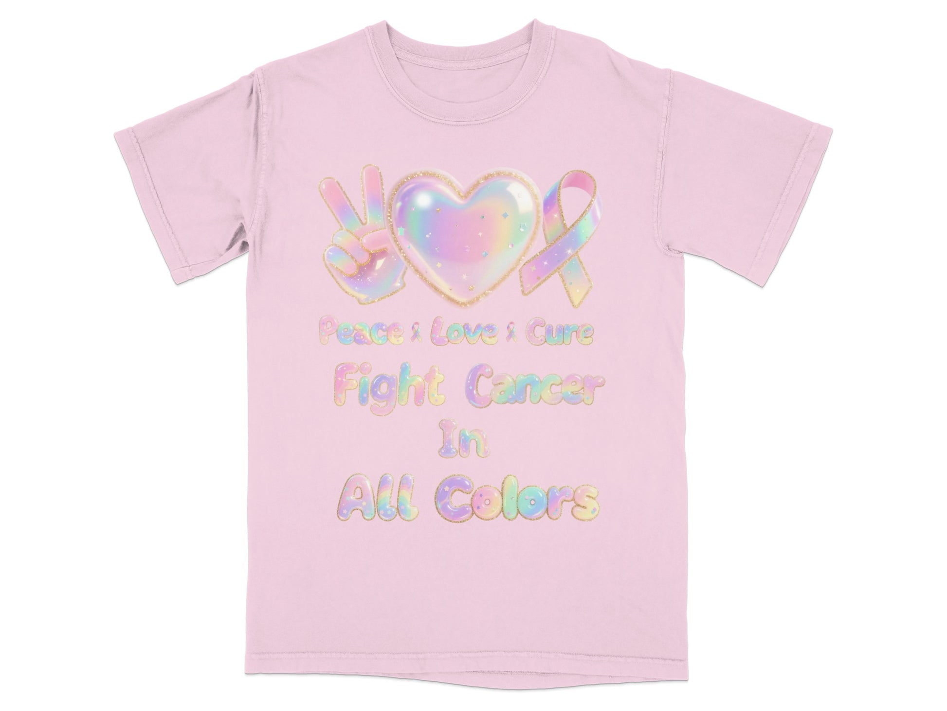 Peace Love Cure Fight Cancer in All Colors product
