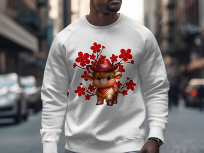 Cowboy Highland Cow T-Shirt: Floral Western Graphic Tee