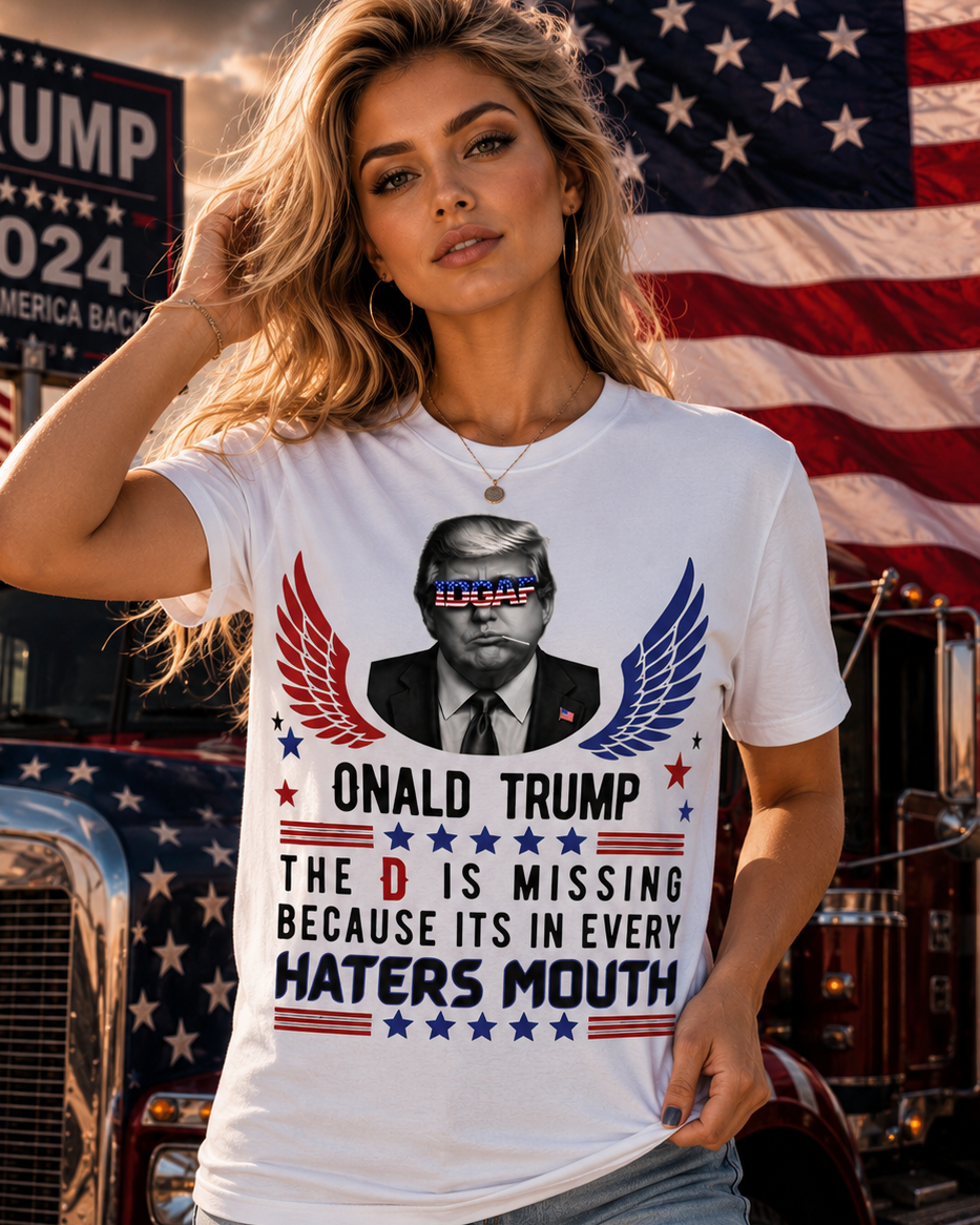 Donald Trump T-Shirt, Patriotic Wings Shirt, Political Statement Tee, Funny Sarcastic US President Top, Maga