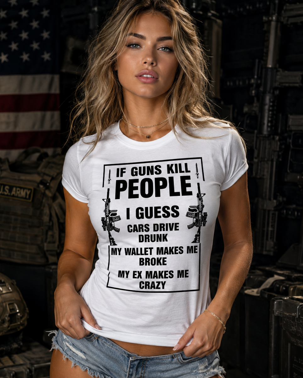 Iconic Deduction Statement T-Shirt Gun Tee