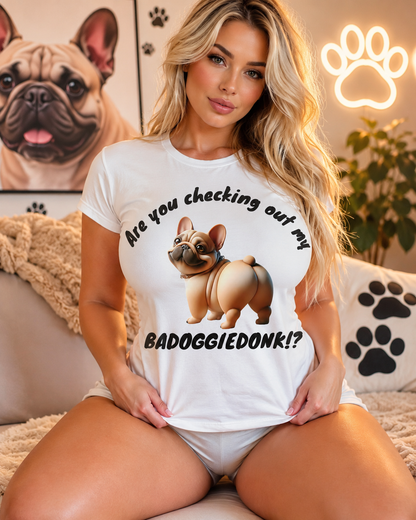 Charming French Bulldog Character with Bold Humorous Saying for Pet Fans
