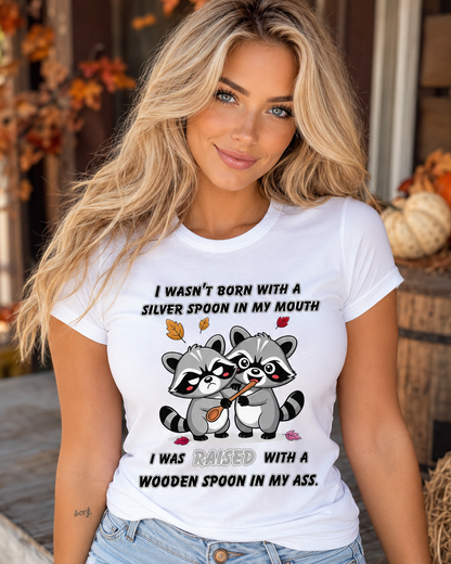 Humorous Raccoon Tshirt Witty Sarcasm Tee For Pet Lovers