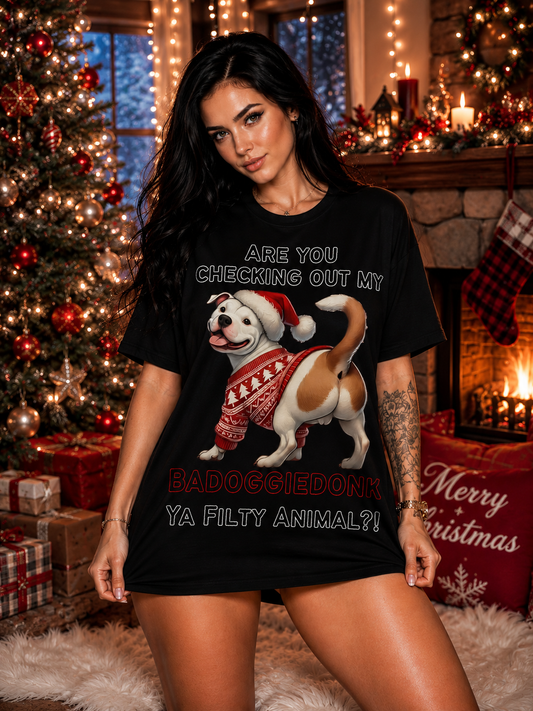 Badoggiedonk Ya Filty Animal Pitbull Tshirt