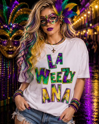 Mardi Gras LaWeezyAna Parade Tshirt